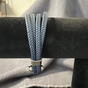 Men’s Leather Braided Braclet